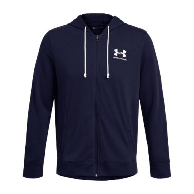 Sweat zippé Under Armour homme bleu marine | Rugby Approved Perpignan