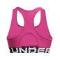 Brassière de sport à maintien modéré Under Armour Rose