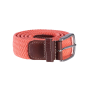 Ceinture tressée corail