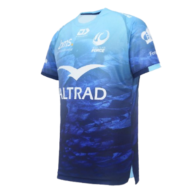 2024 WESTERN FORCE MENS BLUE TRAINING TEE