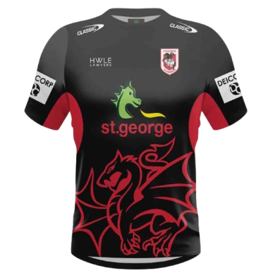 St. George Illawarra Dragons 2024 T-shirt d'entraînement 2024