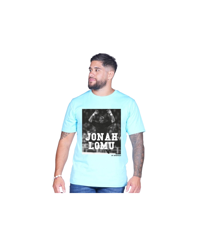 T-shirt Jonah Lomu Bleu Ciel