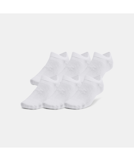 Lot 6 chaussettes Under Armour blanches