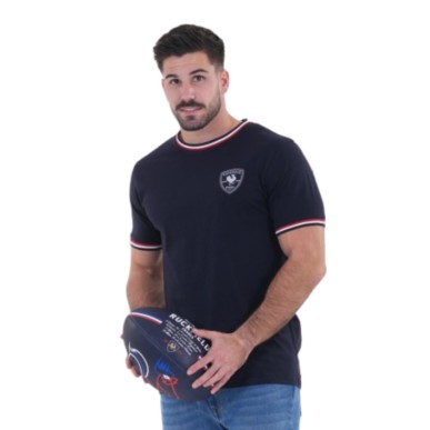 T-shirt bleu marine Ruckfield French Rugby Club