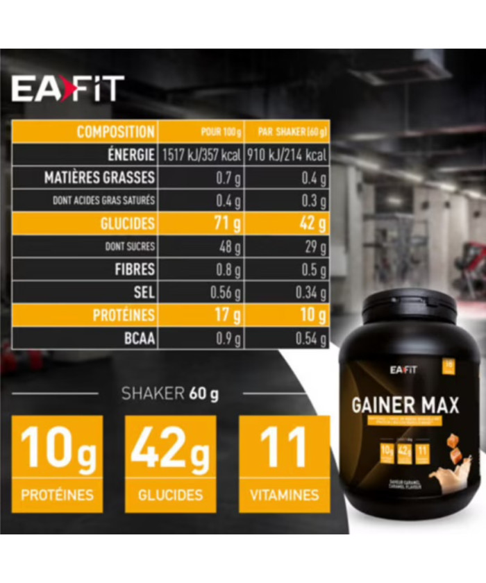 Gainer Max Vanille Intense...