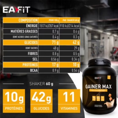 Gainer Max Vanille Intense 1,1 kg