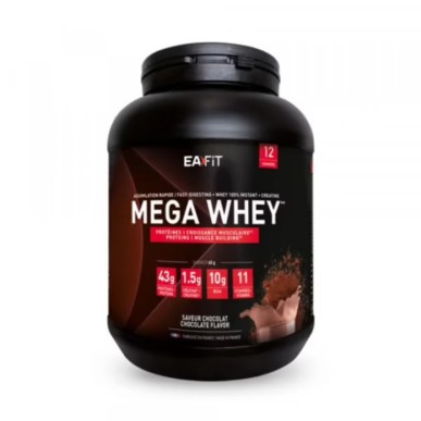 Mega Whey Chocolat 750gr