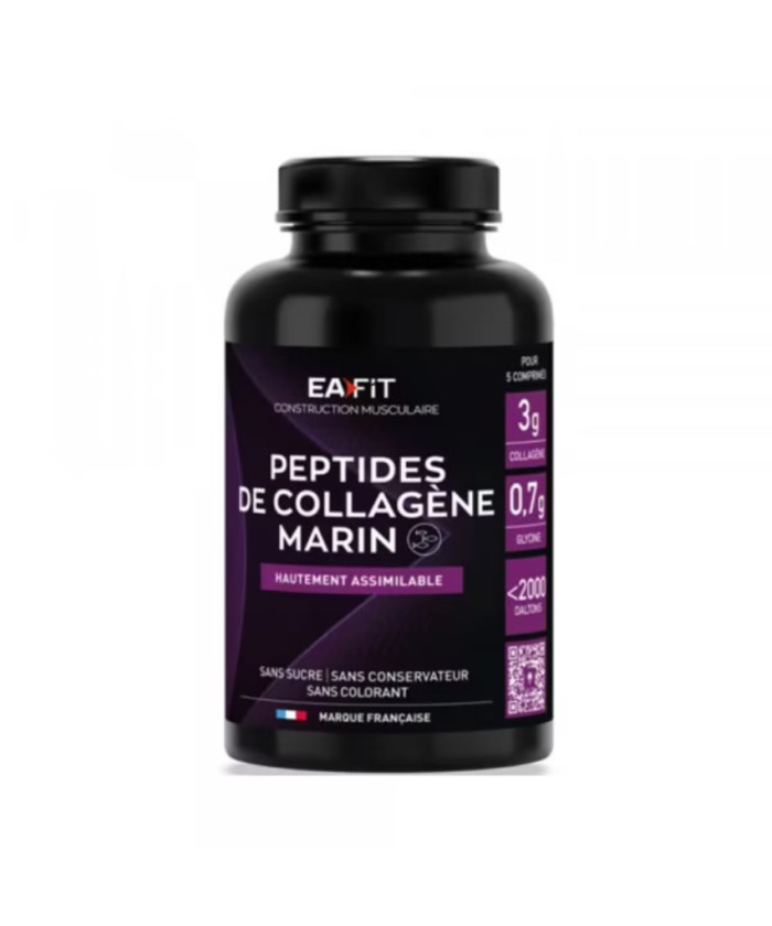 Peptides de collagène marin 120 comprimés