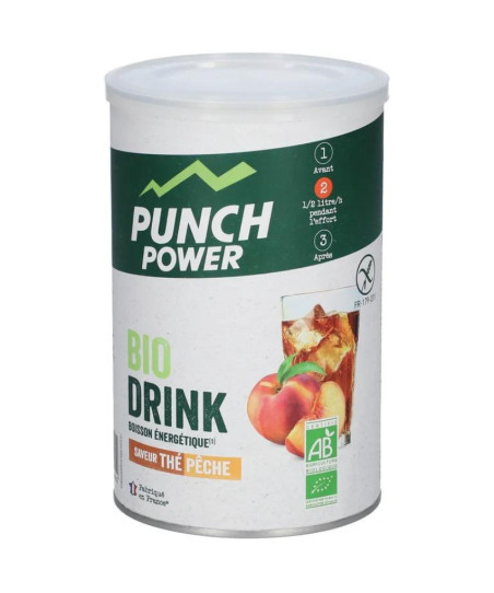 Punch Power bio drink saveur thé pêche