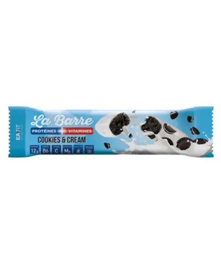 Barre protéines vitamines cookies and cream