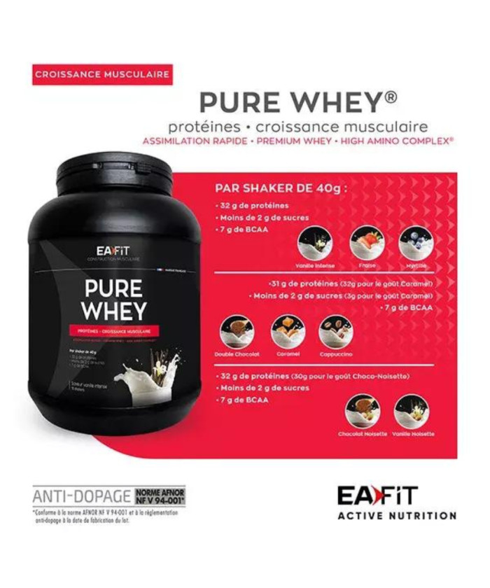 EAFIT Pure Whey Caramel 850gr