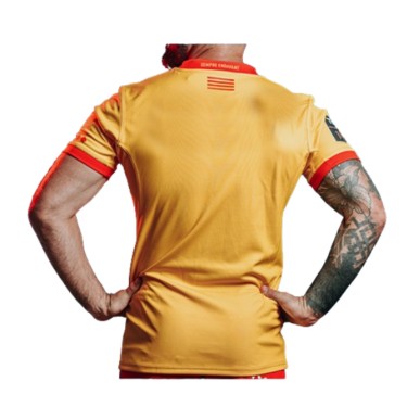 Maillot Réplica Domicile USAP Enfant 24/25 - Authentique avec Sponsors | Rugby Approved Perpignan