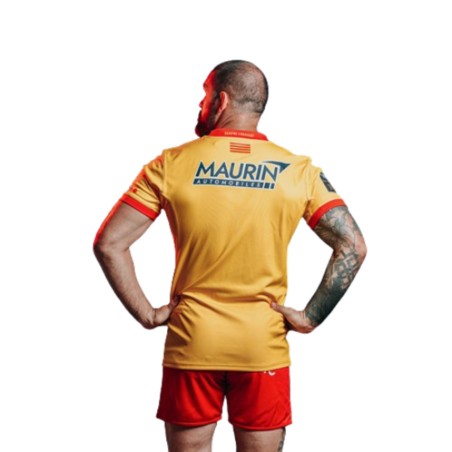 Maillot Extérieur USAP Officiel 2024-2025 avec Sponsors