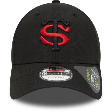 Casquette Réglable 9FORTY Noire - Logo Stade Toulousain Repreve | Rugby Approved