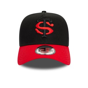 Casquette Trucker Stade Toulousain Noire et Rouge