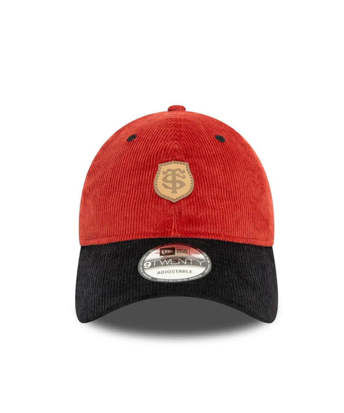 Casquette Stade toulousain velours Noir et rouge New era