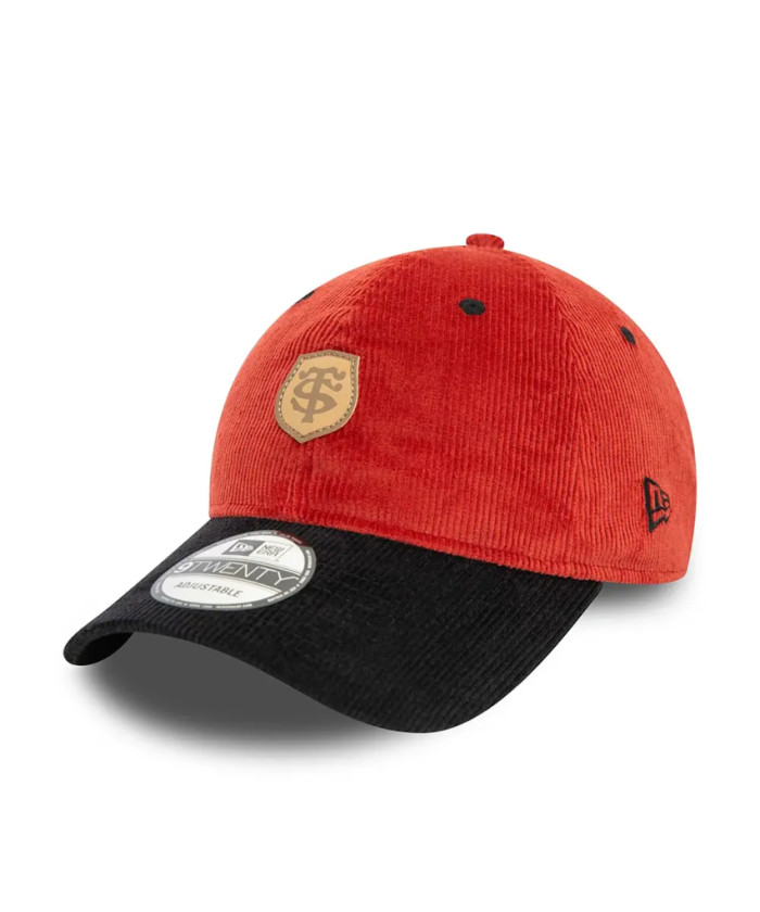 Casquette New Era 9TWENTY Micro Velours Côtelé Stade Toulousain – Style Décontracté et Confort