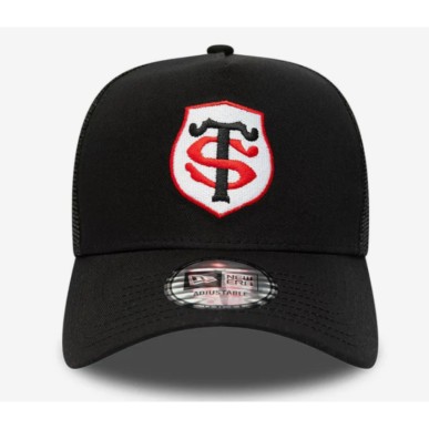 Casquette Officielle New Era 9FORTY Trucker Stade Toulousain - Noir