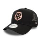 Casquette Stade Toulousain noire Logo rose New Era