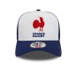 Casquette Trucker France Rugby New Era bleue et blanche