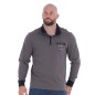 Polo quart zip gris Ruckfield