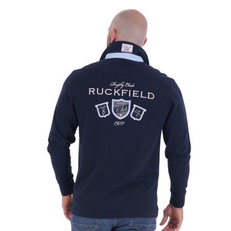 Polo bleu marine Ruckfield manches longues