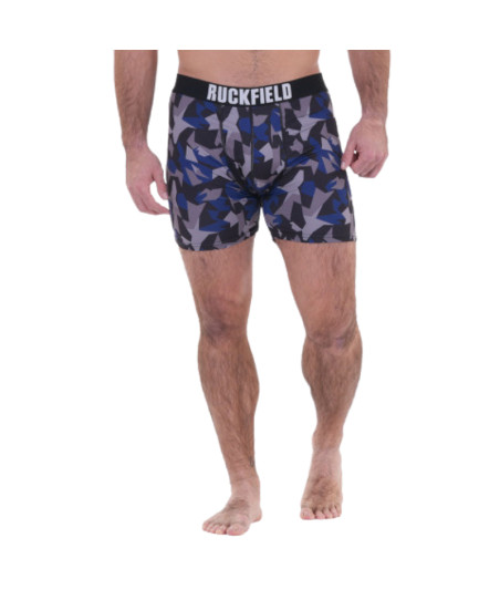 Boxer Ruckfield noir/bleu/gris