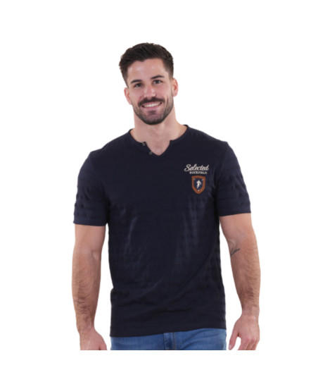 T-shirt Manches Courtes Ruckfield Bleu marine