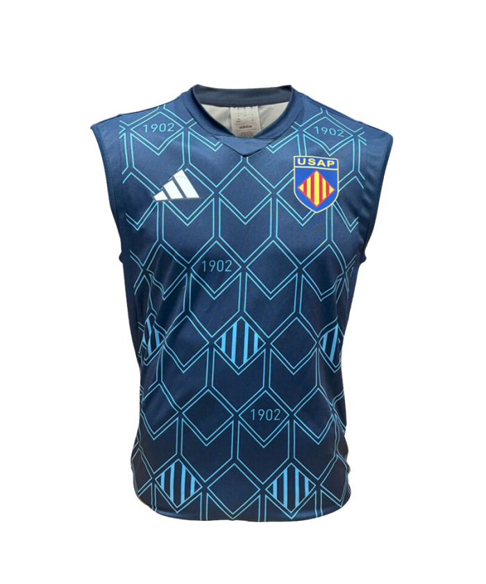 Débardeur USAP Singlet Bleu...