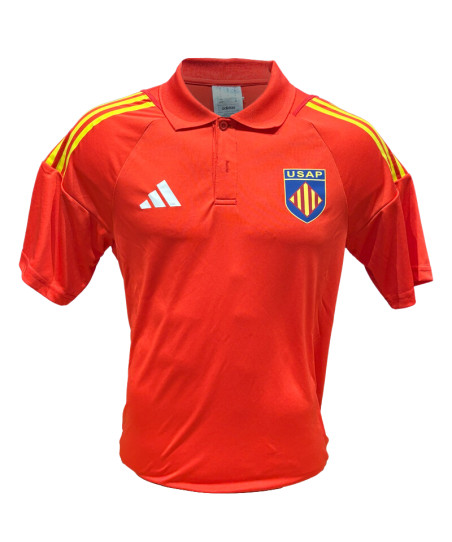 Polo USAP rouge adulte 2024/2025