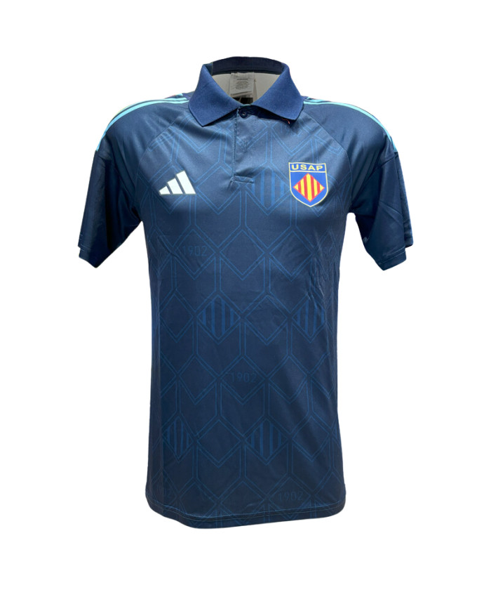 Polo USAP Homme Bleu 2024-2025