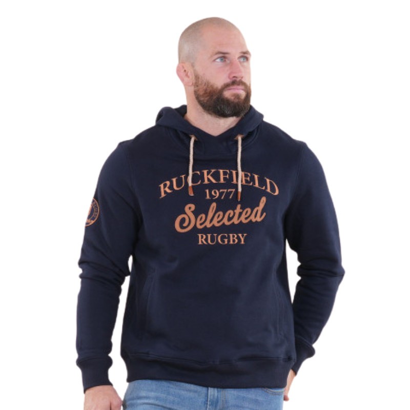 Sweat à Capuche Ruckfield Bleu Marine