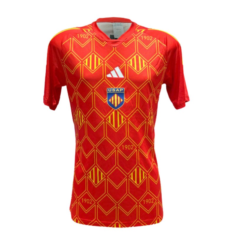 Maillot d'échauffement USAP Enfant Rouge 2024-2025