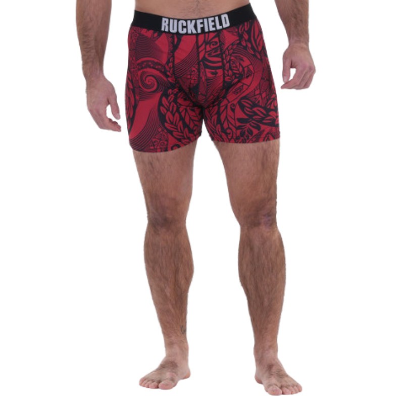 Boxer Ruckfield Maori Noir/Rouge