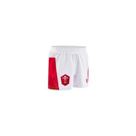 Short Officiel WRU Pays de Galles Blanc 2024-2025