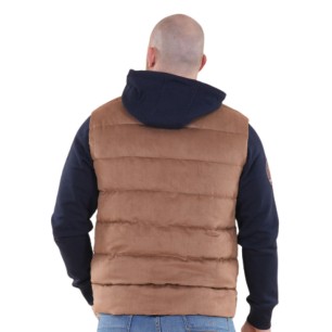 Doudoune Sans Manches Ruckfield Beige foncé