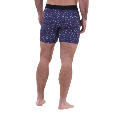 Boxer Ruckfield Bleu Marine à Motif Floral