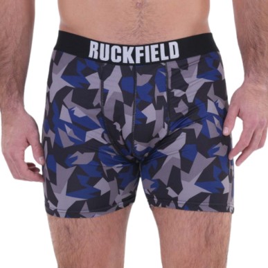 Boxer Ruckfield Noir, Bleu et Gris