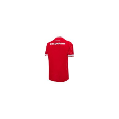 Maillot Officiel WRU Pays de Galles Adulte Rouge 2024-2025