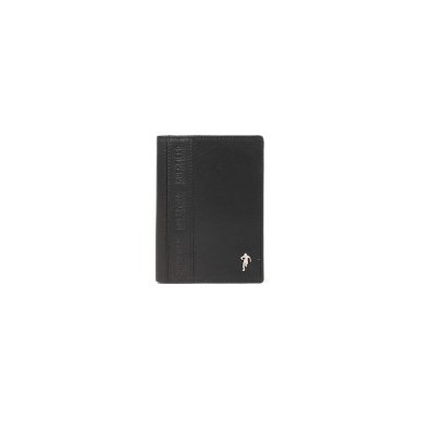 Porte-Feuille en Cuir Noir Ruckfield