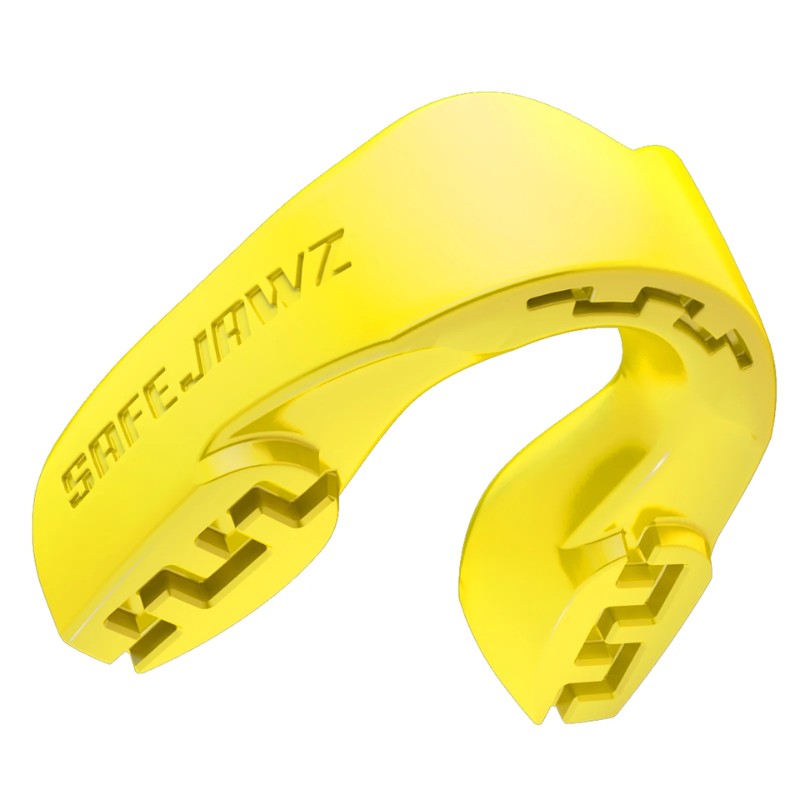 Protège dents SafeJawz® Intro Series - Jaune fluo