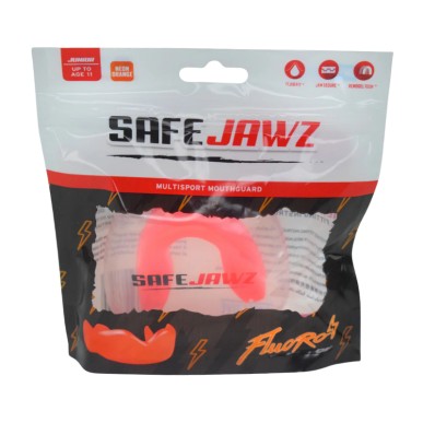 Protège-dents SafeJawz® Intro Series Orange Fluo - Pour adultes et enfants