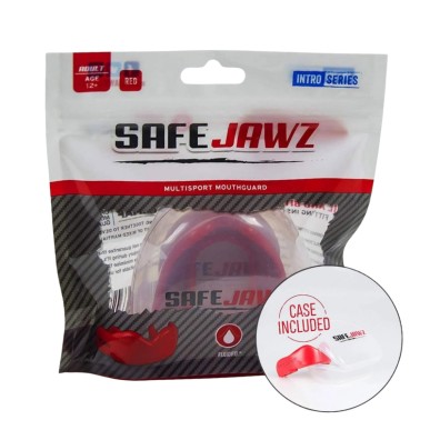 Protège-dents SafeJawz® Intro Series Rouge - Pour adultes et enfants