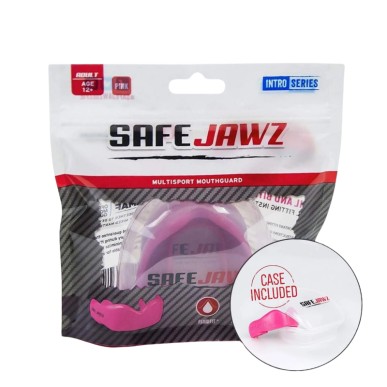 Protège-dents SafeJawz® Intro Series Rose - Pour adultes et enfants