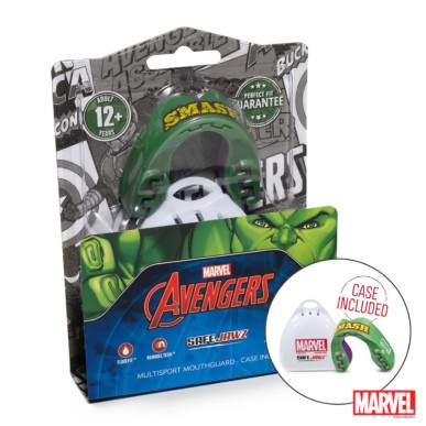 Protège-dents SafeJawz® Marvel - Design Hulk pour adultes et enfants