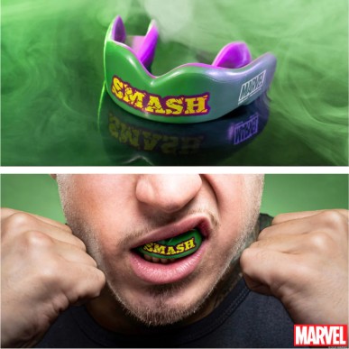 Protège-dents SafeJawz® Marvel - Design Hulk pour adultes et enfants