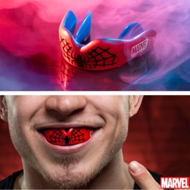 Protège-dents SafeJawz® Marvel - Design Spider-Man pour adultes et enfants