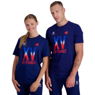 Tee-shirt Officiel XV de France - Soutenez le Rugby Français