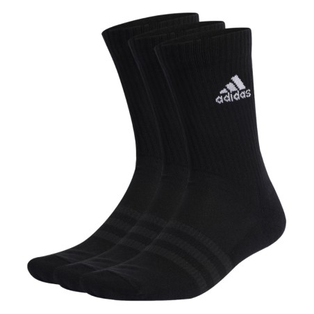 Lot de 3 paires de Chaussettes Matelassées Noires Adidas – Confort et Style