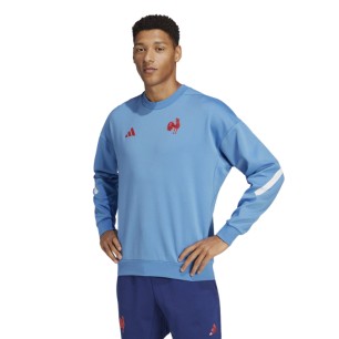 Sweat Voyage XV de France 2024/2025 Bleu ciel